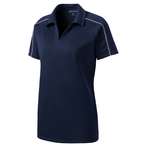 Sport-Tek® Ladies Micropique Sport-Wick® Piped Polo image thumbnail
