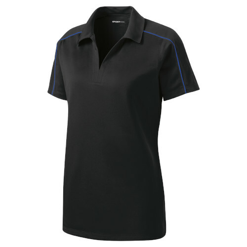 Sport-Tek® Ladies Micropique Sport-Wick® Piped Polo image thumbnail