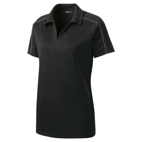 Sport-Tek® Ladies Micropique Sport-Wick® Piped Polo image thumbnail