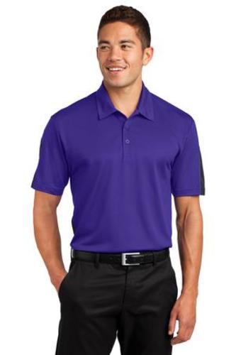Sport-Tek PosiCharge Active Textured Colorblock Polo image thumbnail