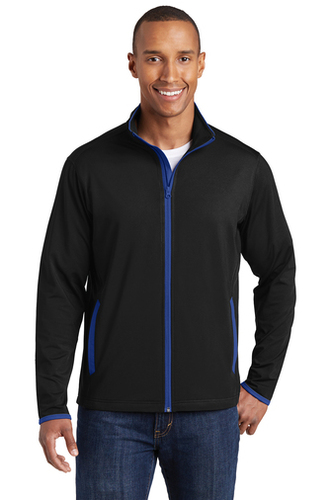 Sport-Wick Stretch Contrast Full-Zip Jacket image thumbnail