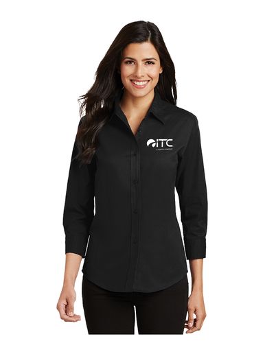 Port Authority Ladies 3/4-Sleeve Easy Care Shirt. L612 image thumbnail