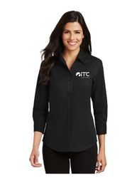 Image of Port Authority Ladies 3/4-Sleeve Easy Care Shirt. L612