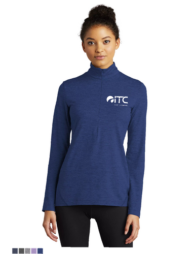 Sport-Tek® Ladies Exchange 1.5 Long Sleeve 1/2-Zip image thumbnail