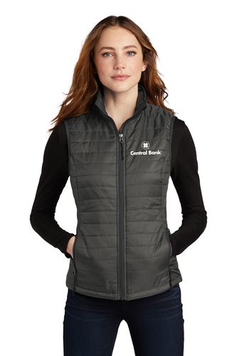 Ladies Packable Puffy Vest image thumbnail