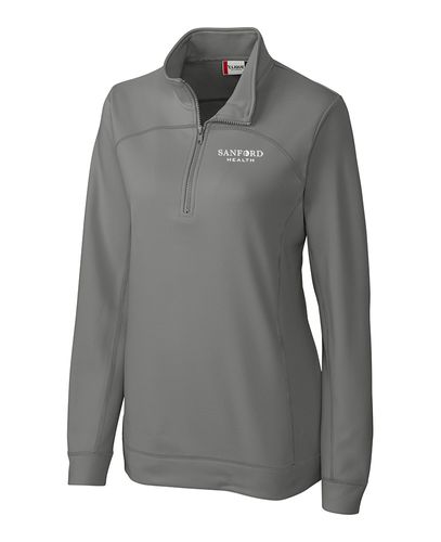Helsa Ladies Half Zip Knit Pullover image thumbnail
