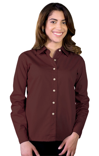 BG Ladies Long Sleeve Button Down image thumbnail