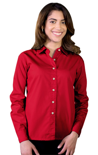 BG Ladies Long Sleeve Button Down image thumbnail
