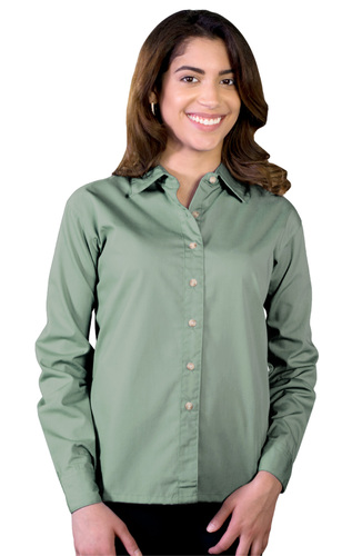 BG Ladies Long Sleeve Button Down image thumbnail