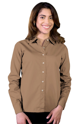 BG Ladies Long Sleeve Button Down image thumbnail