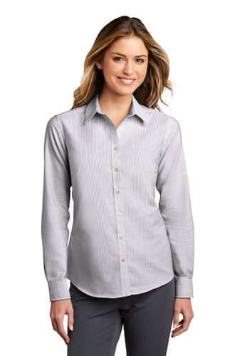 Ladies Oxford Stripe Shirt image thumbnail