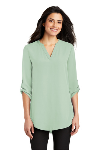 Ladies 3/4-Sleeve Tunic Blouse image thumbnail