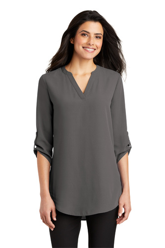 Ladies 3/4-Sleeve Tunic Blouse image thumbnail
