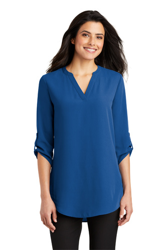 Ladies 3/4-Sleeve Tunic Blouse image thumbnail