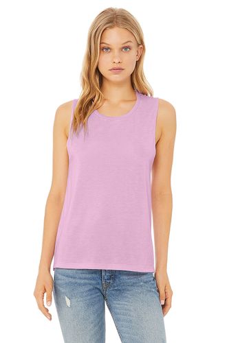 Ladies Flowy Scoop Muscle Tank image thumbnail