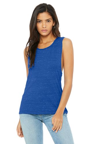 Ladies Flowy Scoop Muscle Tank image thumbnail