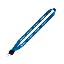 Image of 3/4 Inch Woven Nylon Lanyard With O-Ring