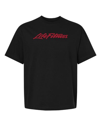Life Fitness Hanes® Beefy-T® Retro Street T-Shirt image thumbnail