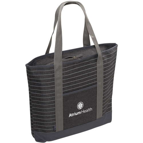 Striped Canvas Tote Bag image thumbnail