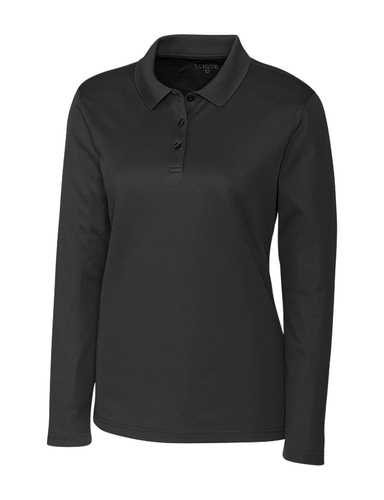 Clique Ladies Spin Long Sleeve Polo image thumbnail