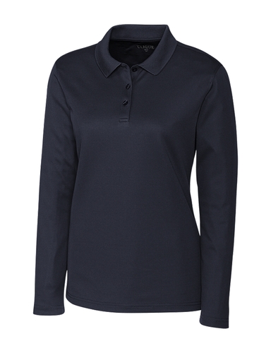 Clique Ladies Spin Long Sleeve Polo image thumbnail