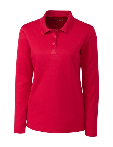 Clique Ladies Spin Long Sleeve Polo image thumbnail