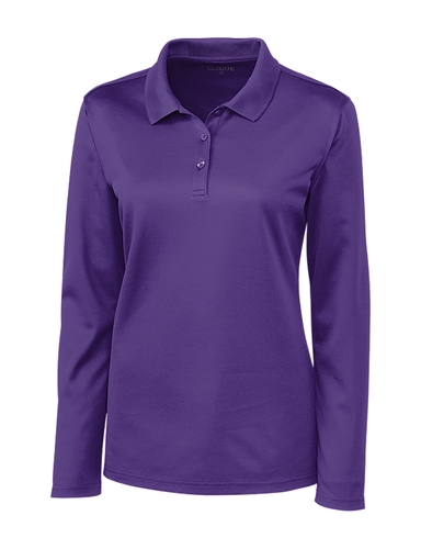 Clique Ladies Spin Long Sleeve Polo image thumbnail