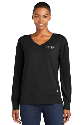 OGIO Ladies Luuma Flex Long Sleeve V-Neck image thumbnail