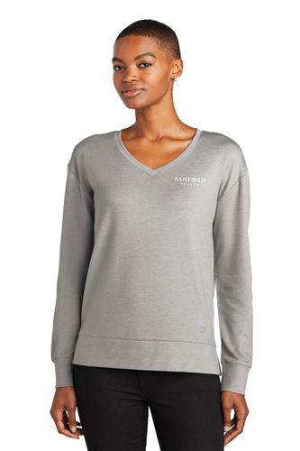 OGIO Ladies Luuma Flex Long Sleeve V-Neck image thumbnail