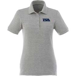 Image of Women's Heather Grey Polo 