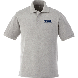 Image of Men's Heather Grey Polo 