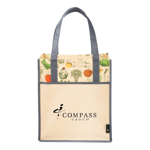 Big Grocery Vintage Matte Laminated Non-Woven Tote image thumbnail