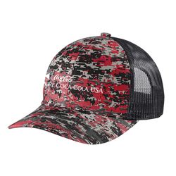 Image of Port Authority Digi Camo Snapback Trucker Cap