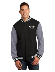 Image of Sport-Tek Fleece Letterman Jacket. ST270