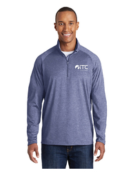 Image of Sport-Tek Tall Sport-Wick Stretch 1/2-Zip Pullover. TST850