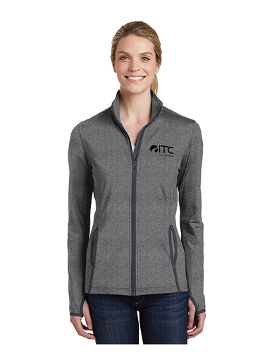 Sport-Tek Ladies Sport-Wick Stretch Contrast Full-Zip Jacket. LST853 image thumbnail