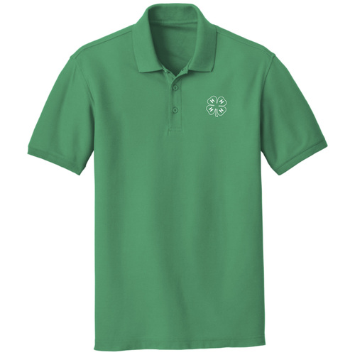Men's 4-H Classic Pique Polo • XS-3XL image thumbnail