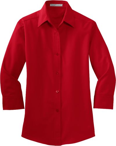Port Authority® Ladies 3/4-Sleeve Easy Care Shirt image thumbnail