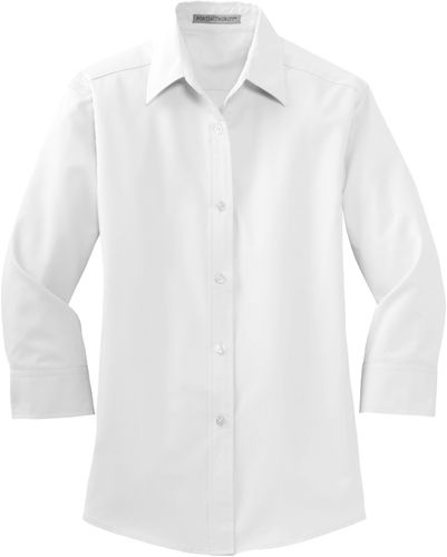 Port Authority® Ladies 3/4-Sleeve Easy Care Shirt image thumbnail