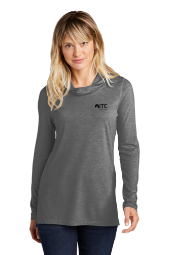 Ladies PosiCharge Long Sleeve Hoodie image thumbnail