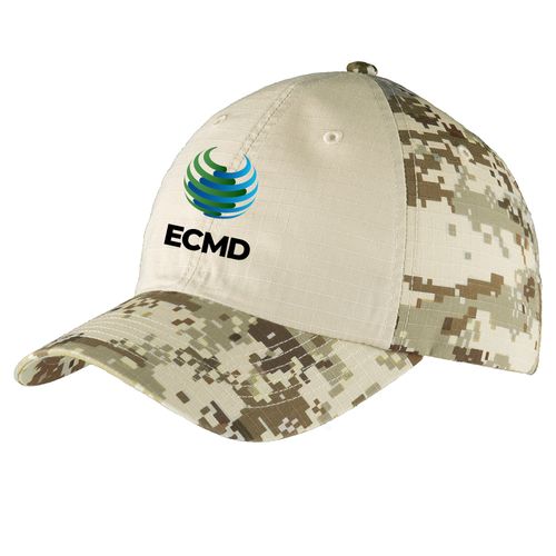Port Authority Colorblock Digital Ripstop Camouflage Cap image thumbnail