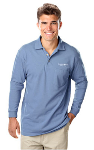 Supply Chain - Superblend Long Sleeve Polo image thumbnail