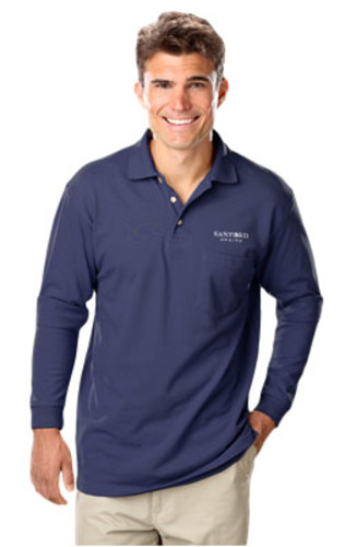 Supply Chain - Superblend Long Sleeve Polo image thumbnail