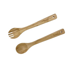 Image of Bamboo Salad Serving Utensils