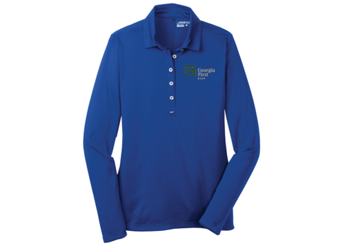 Nike Ladies Long Sleeve Dri-FIT Stretch Tech Polo image thumbnail