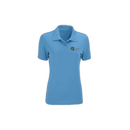 Women's Vansport Omega Solid Mesh Tech Polo image thumbnail