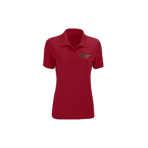 Women's Vansport Omega Solid Mesh Tech Polo image thumbnail