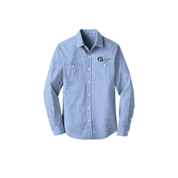 Image of Port Authority® Slub Chambray Shirt