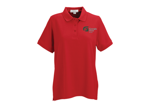 Women's Soft-Blend Double-Tuck Pique Polo image thumbnail