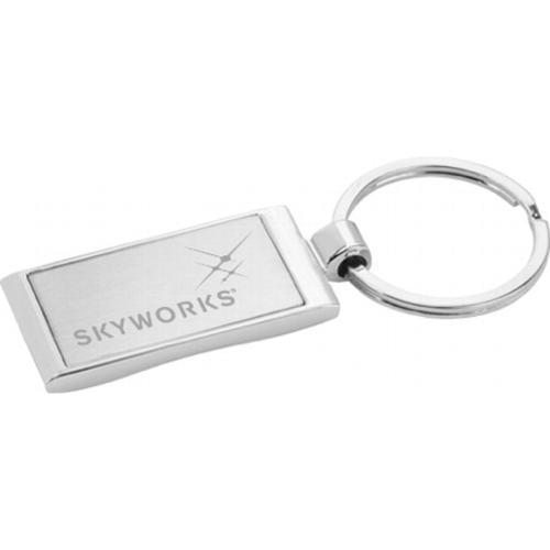 Silvery Wave Key Ring image thumbnail Silvery Wave Key Ring image thumbnail